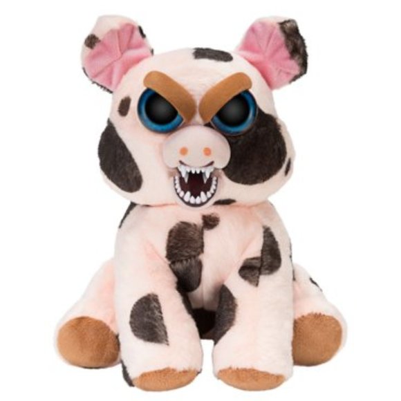 Feisty Pets Mort The Snort Spotted Pig Stuffed - Picture 2 of 9